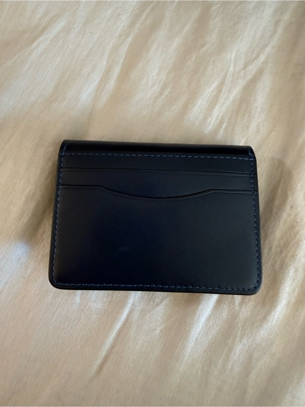 Coach Navy Bandit Card Case - Picture 2 of 4